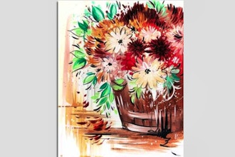 Paint Nite: Fall Flower Bouquet
